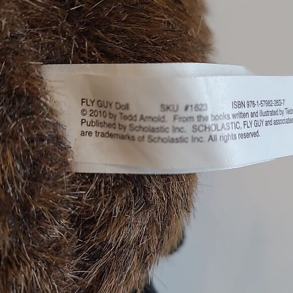 Fly Guy Soft Plush Stuffed Beanbag MerryMakers  Toy Doll 7" Tedd Arnold 2010 - Picture 5 of 9